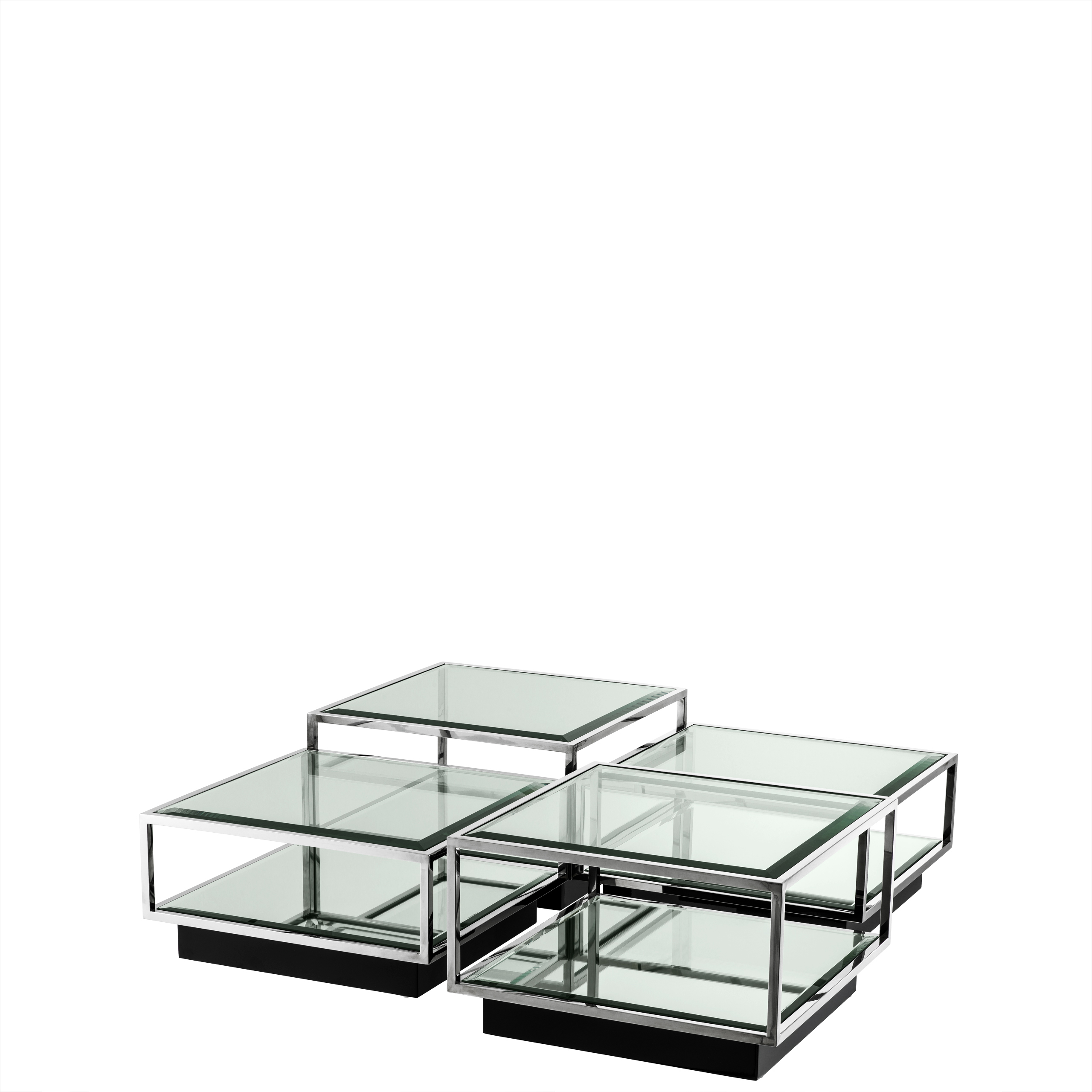 Tortona Soffbord Sats i 4 delar Rostfritt Stål 65 cm Tortona Soffbord Sats i 4 delar Rostfritt Stål 65 cm